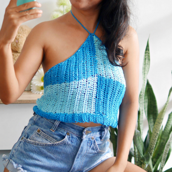 Easy Crop Halter Top