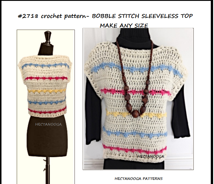 Bobble Stitch Sleeveless Top