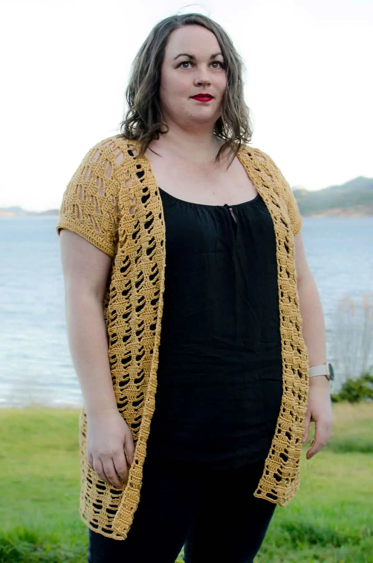 Lacy Crochet Cardigan