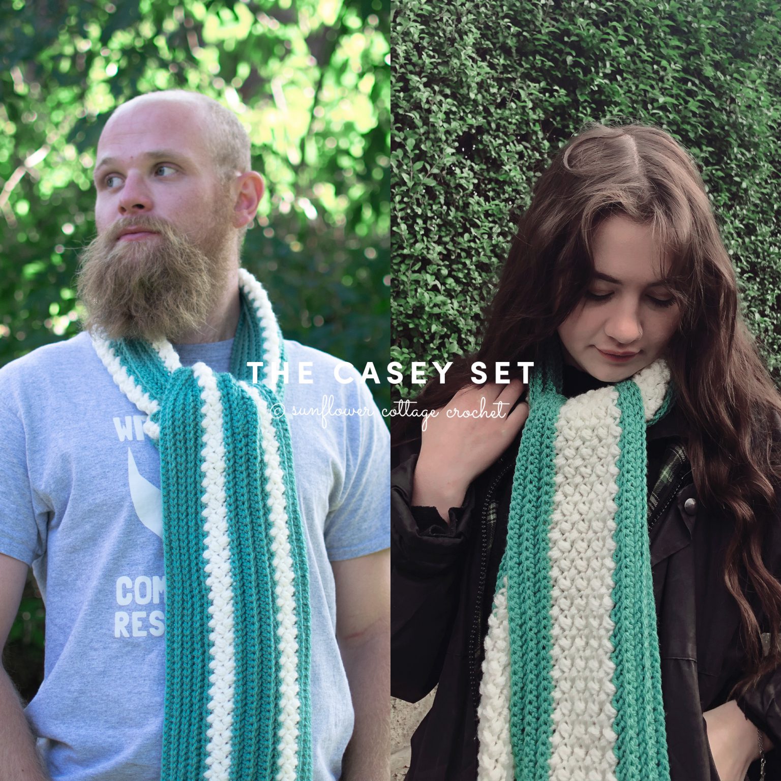 Casey His and Hers Scarf Set