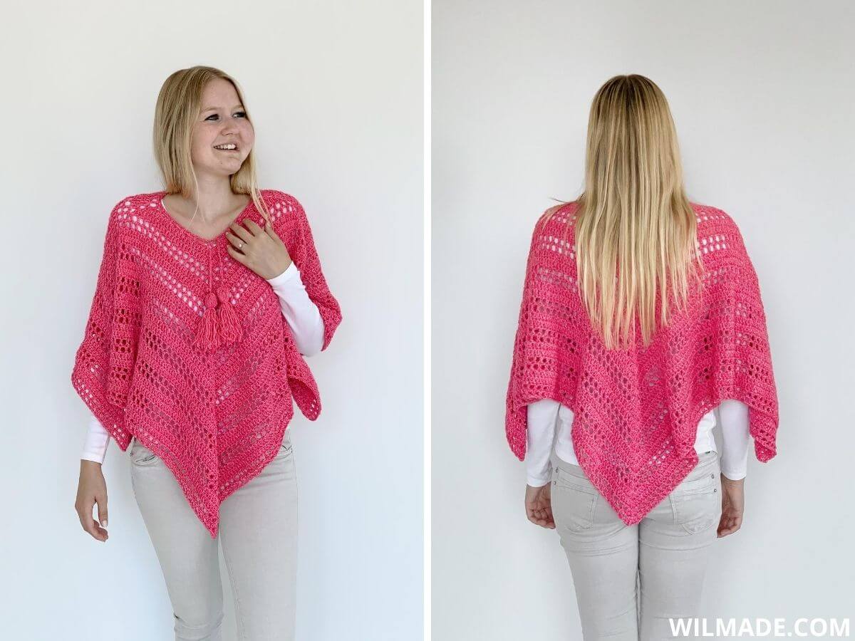 How to make a poncho without a pattern