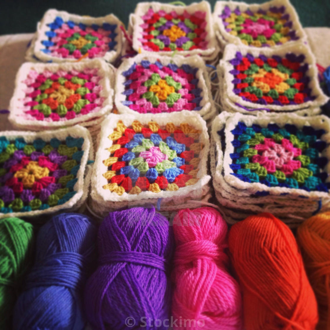 Colourful crochet