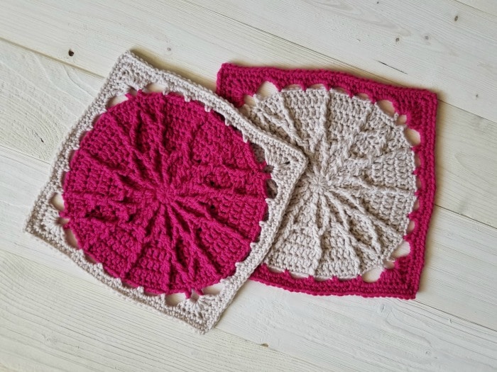 Lotus In Bloom 12andquot; Afghan Square crochet pattern