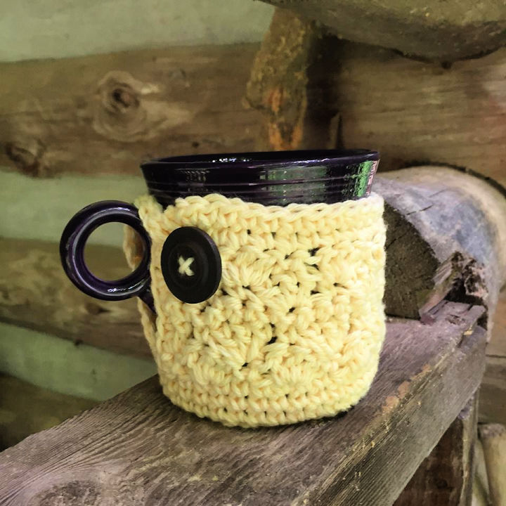 Crochet Cabin Mug Cozy Pattern