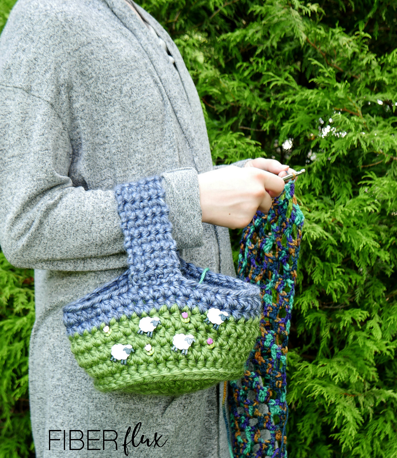 Happy Sheep Crochet Bag Pattern