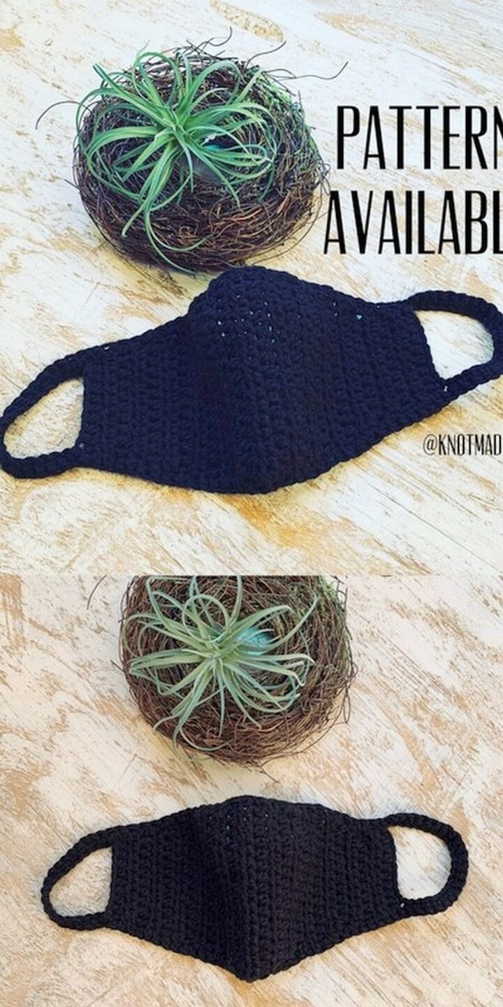 Chunky Facemask - Make Your Own DIY Crochet Face Mask Pattern