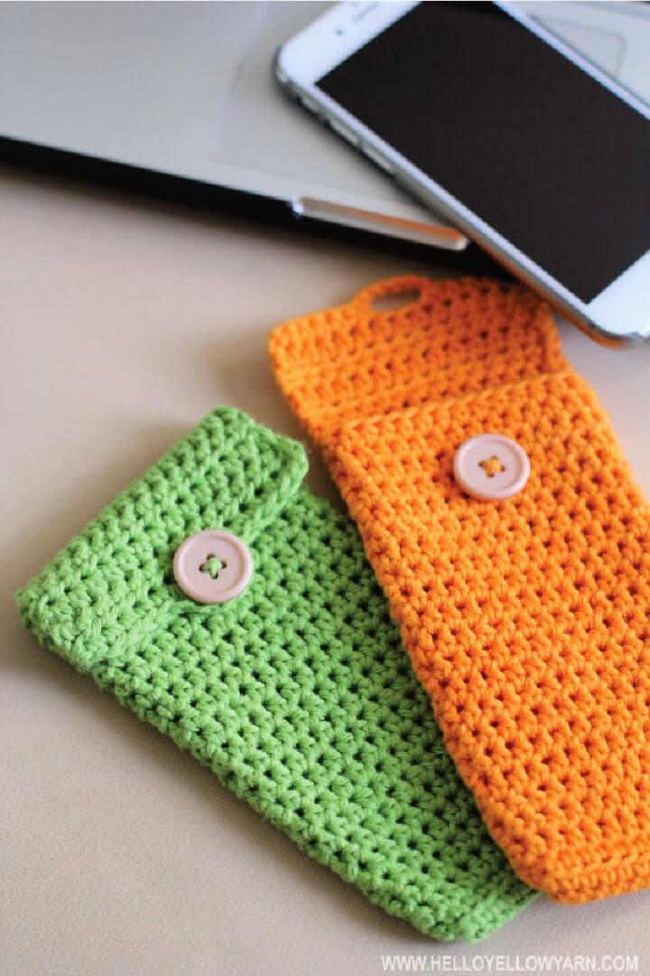 iPhone 6 Crocheted Sleeve Pattern