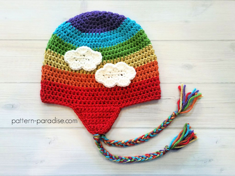Easy Earflap Hat - Free Crochet Pattern