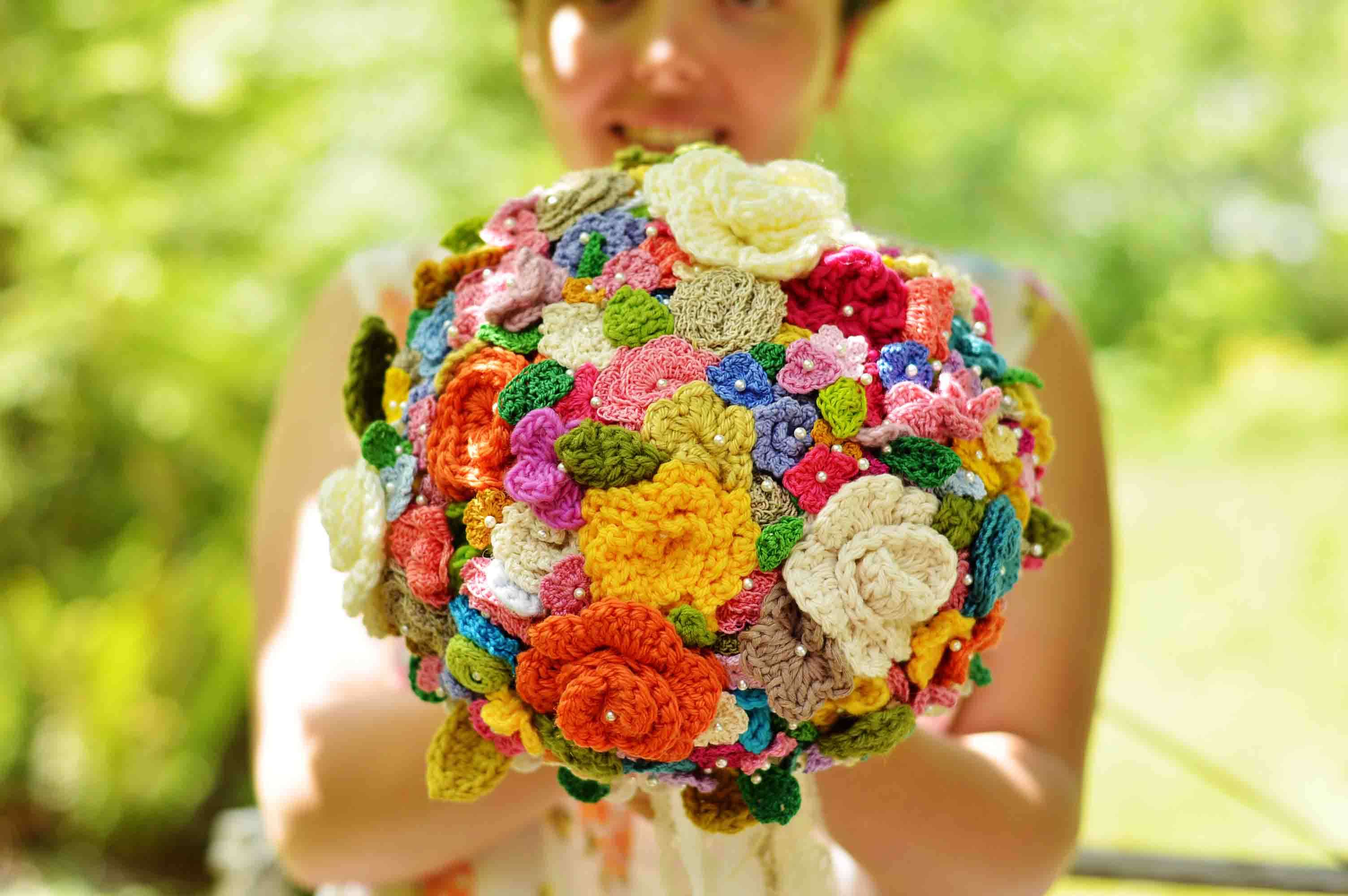 Crochet Flowers To Make Wedding Bouquet