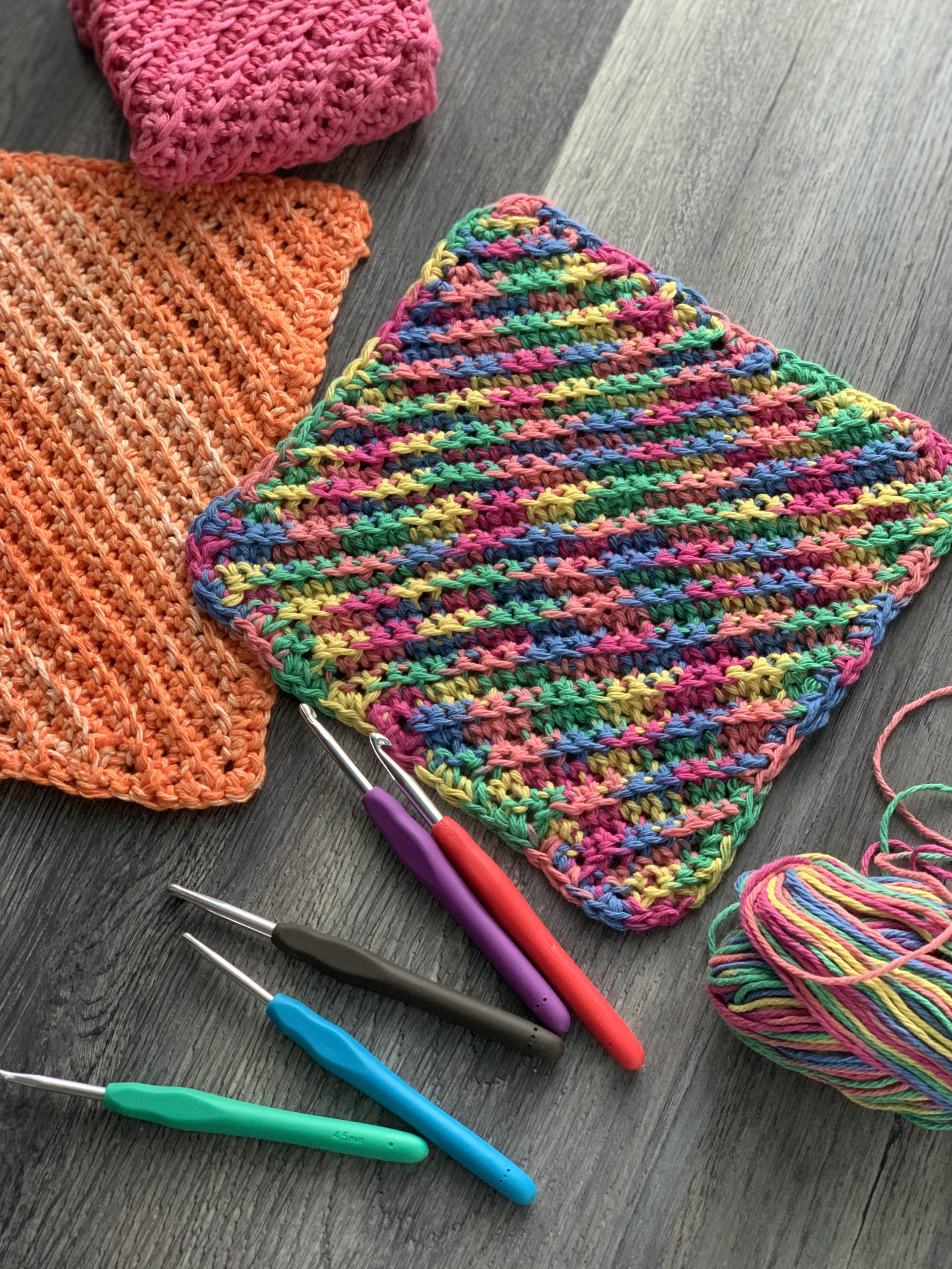 Ribbed Crochet Dishcloth Pattern