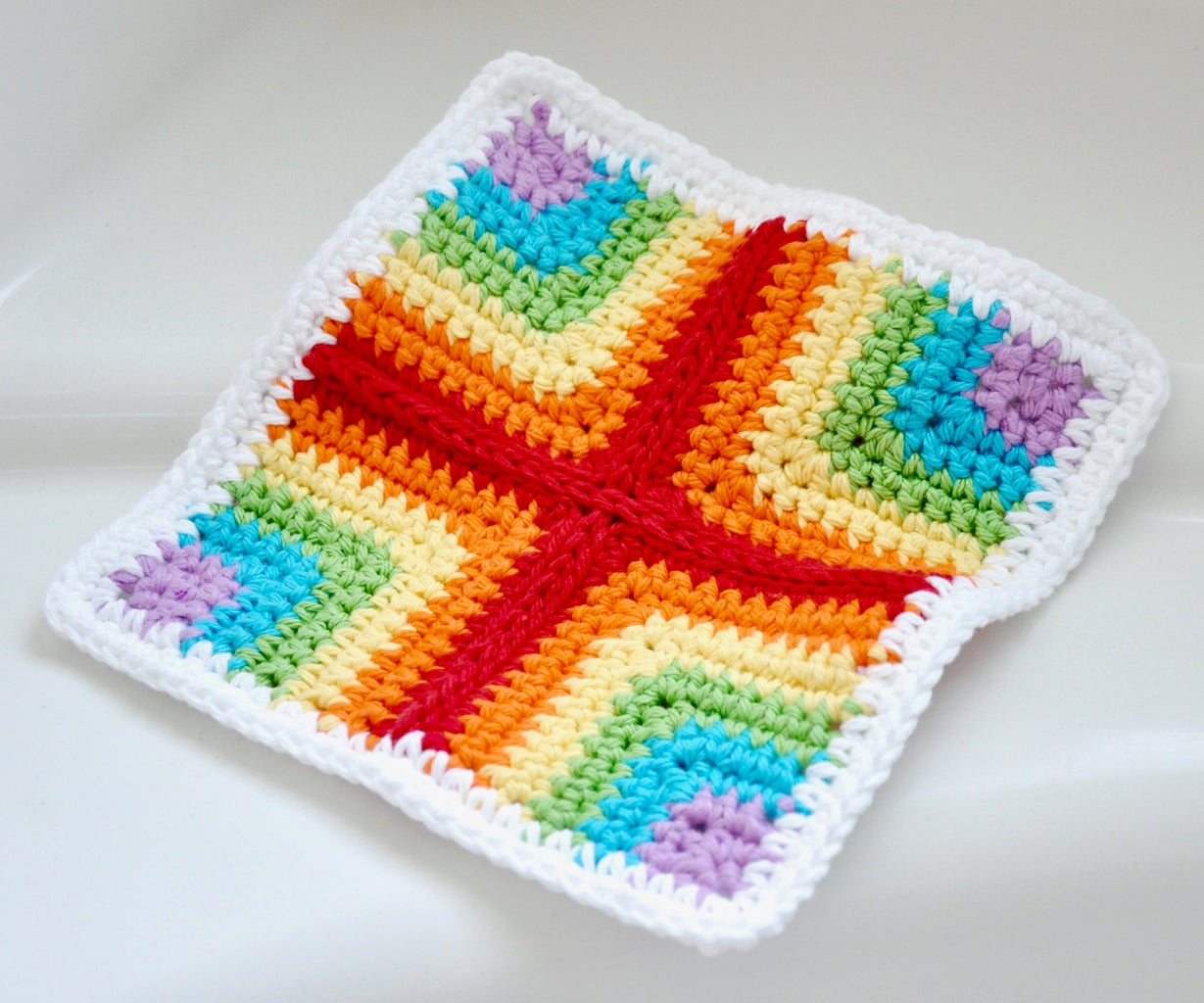 Best Pieced Crochet Dishcloth