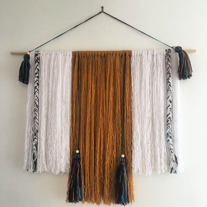 Bohemian Yarn Wall Hanging