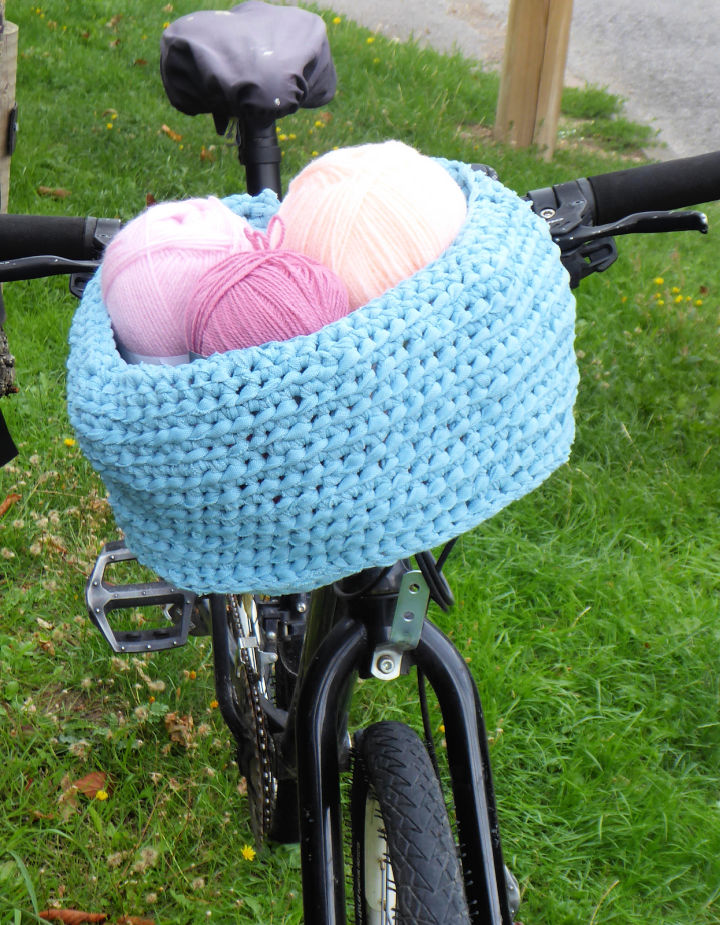 Crochet Bike Basket Pattern