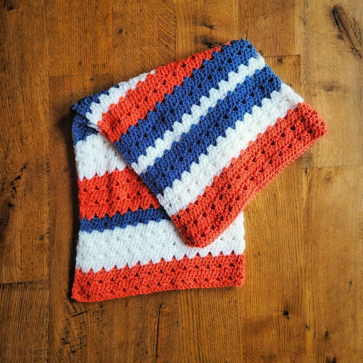 Double Crochet Baby Blanket Pattern