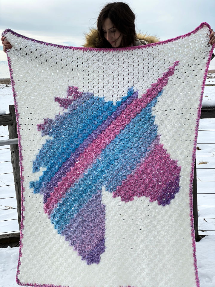 Unicorn Dreams Crochet Blanket Pattern