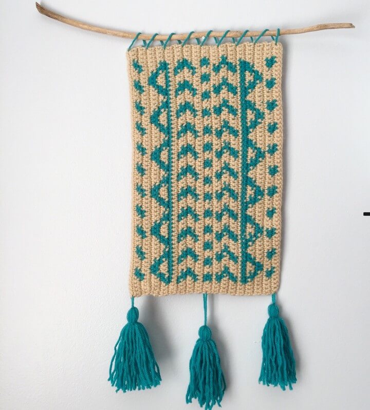 Boho Crochet Wall Hanging