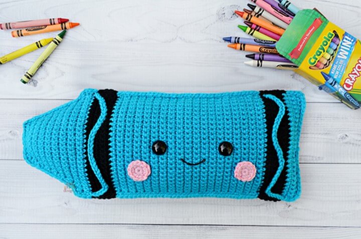 Crayon Kawaii Cuddler - Free Crochet Pattern