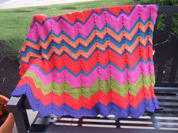Stop and Stare Crocheted Afghan