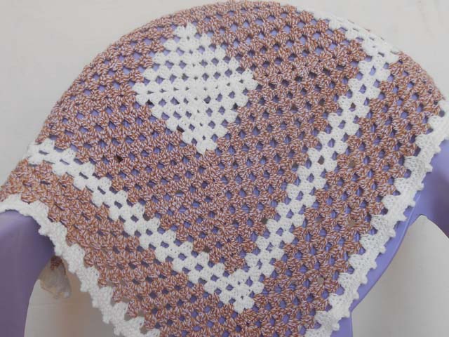 Cinnamon Spice Granny Square Blanket