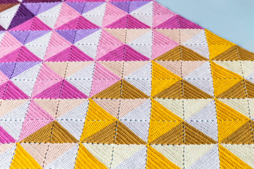 Origami Blanket » Weave Crochet