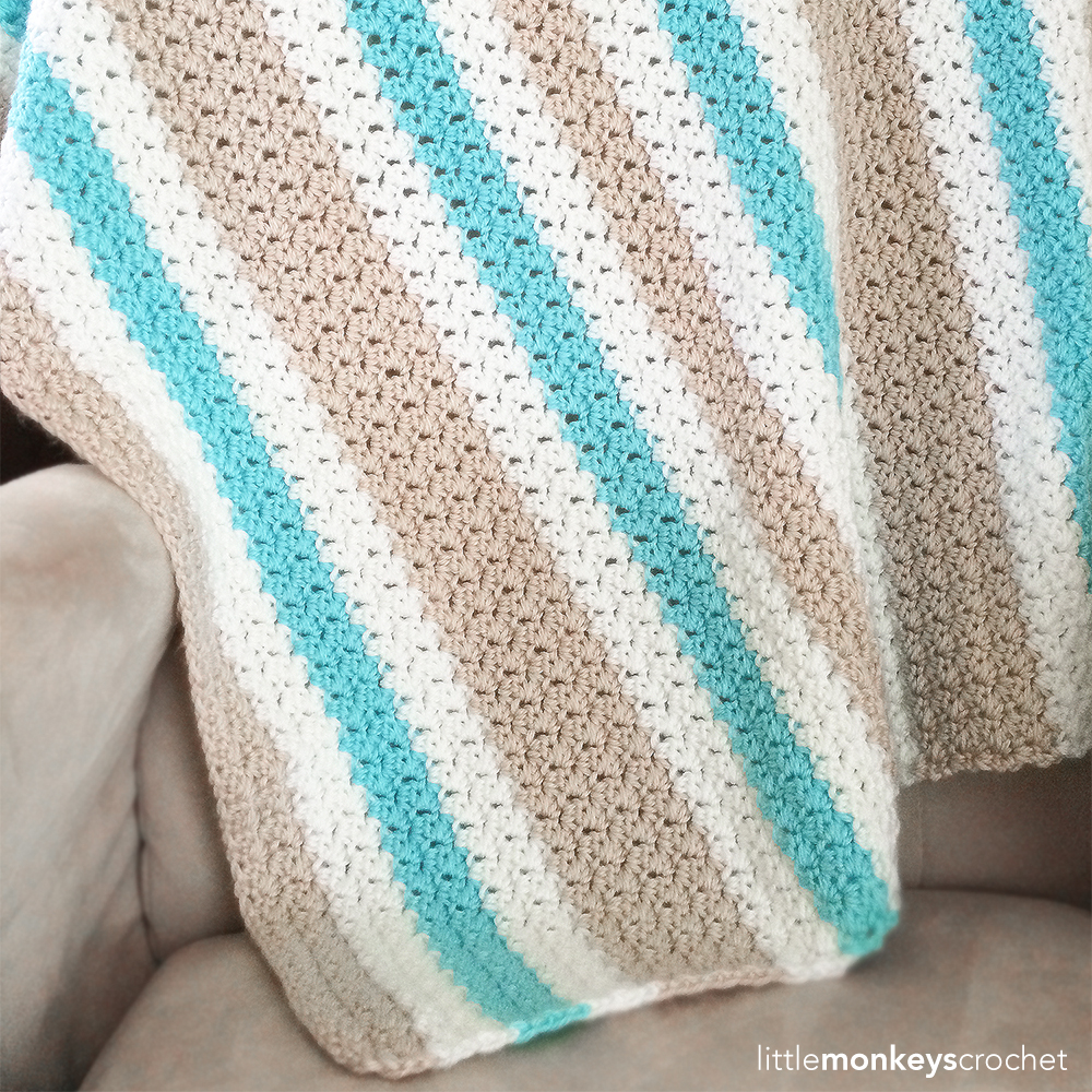Calming Crochet Baby Blanket » Weave Crochet