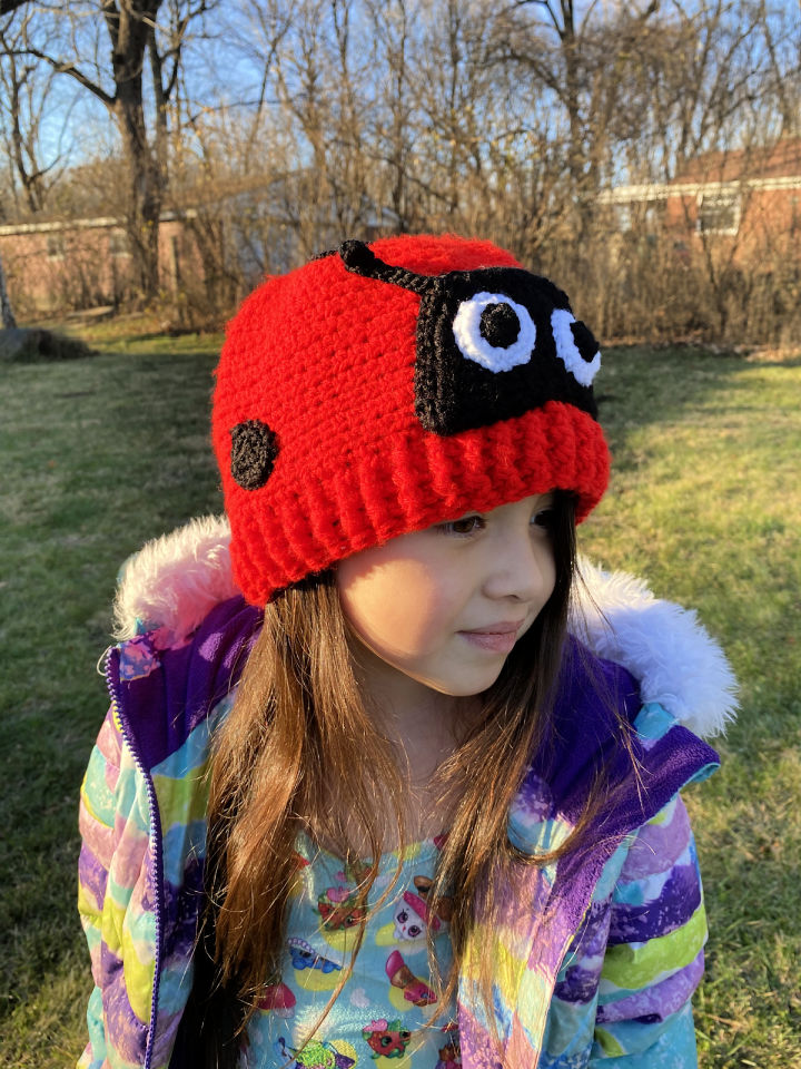 Crochet Ladybug Hat Pattern