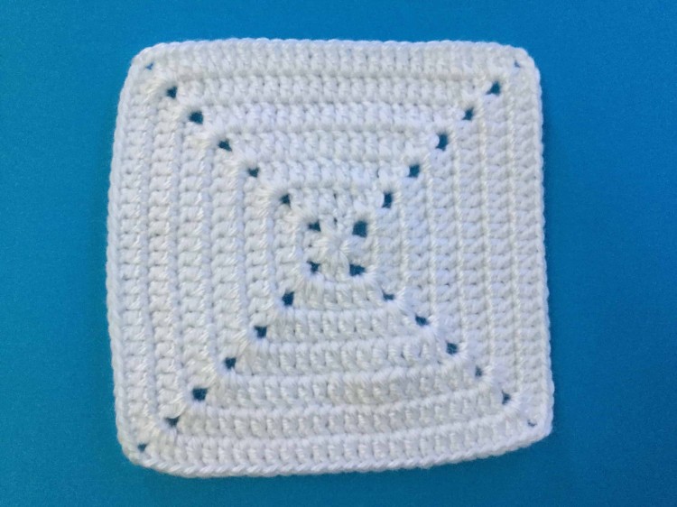 Solid Crochet Granny Square Pattern