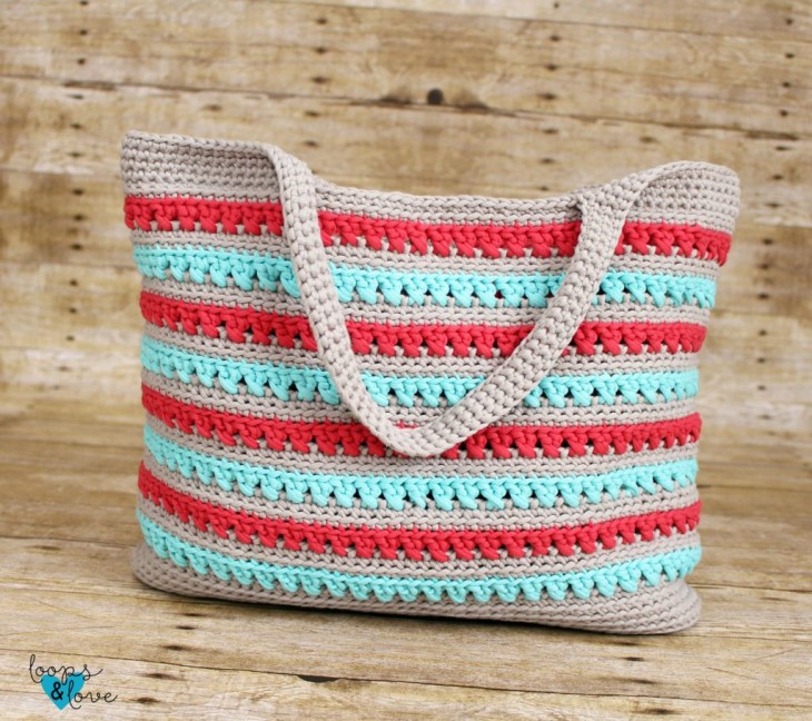 Beach Please Summer Tote – Free Crochet Pattern Loops & Love Crochet