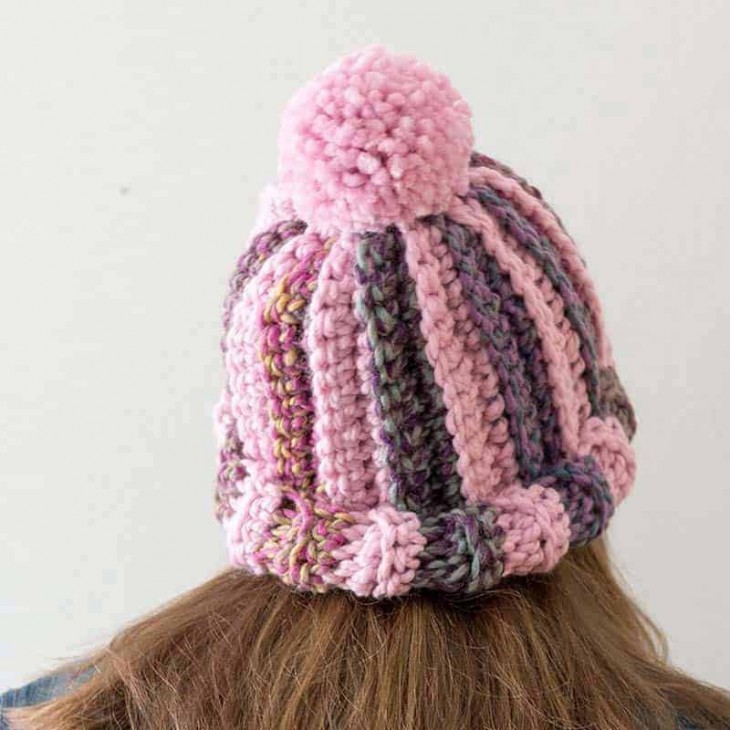 Striped Crochet Hat Pattern