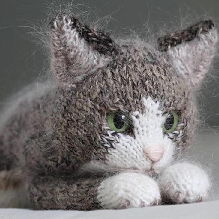 Realistic cat » Weave Crochet Best Free Patterns