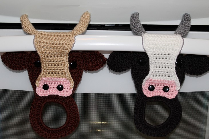 Betty Moo Cow Towel Holder