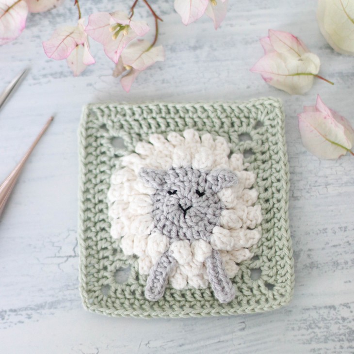 Little lamb granny square