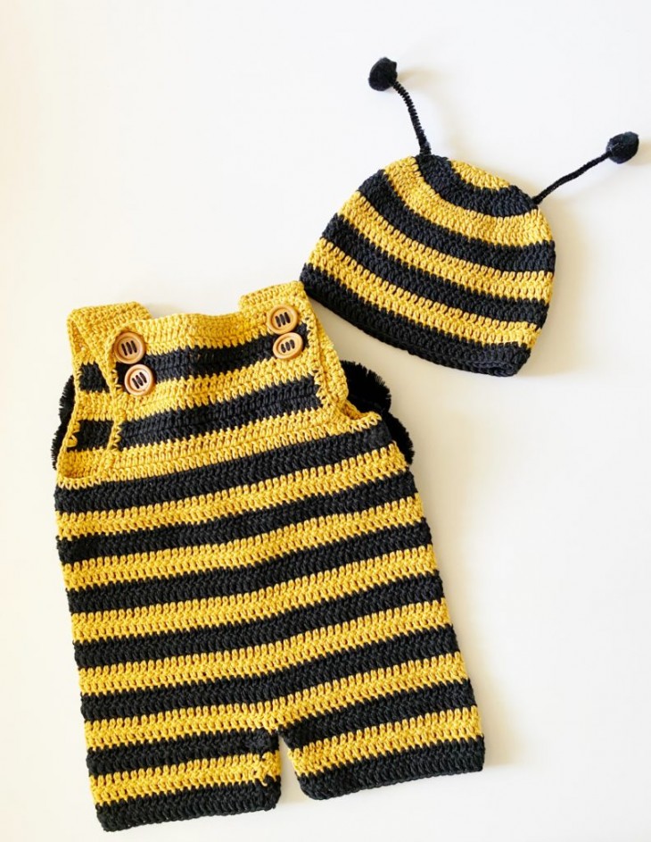 Baby Jack’s Bumblebee Romper and Hat