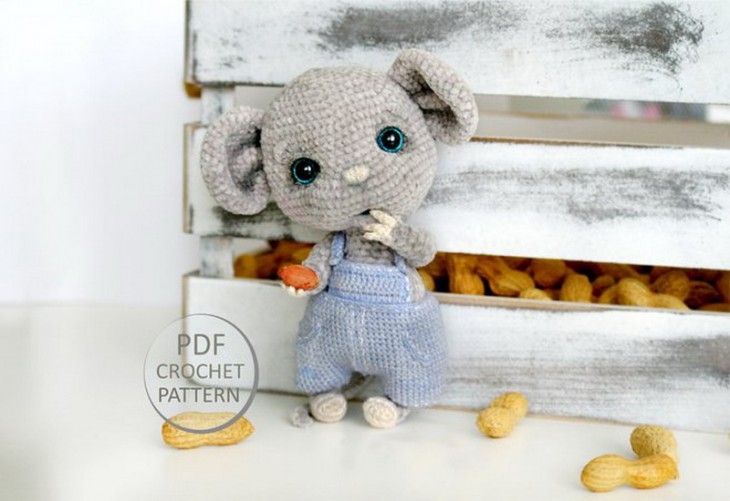 Crochet pattern The little mouse