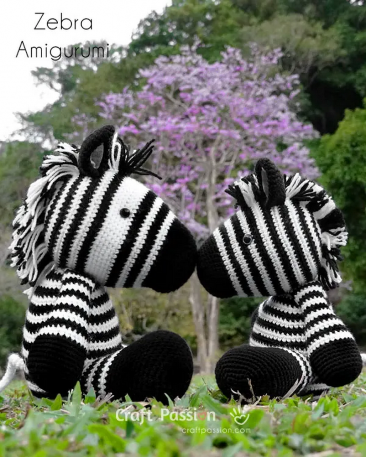 ZEBRA AMIGURUMI CROCHET PATTERN