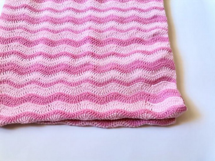 Ripple Baby Blanket Crochet Pattern