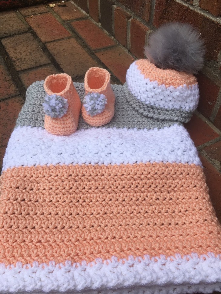 Everything is Peachy Baby Blanket