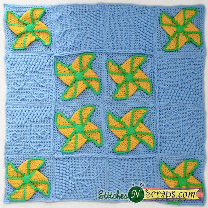 Pinwheel Crochet Blanket Pattern