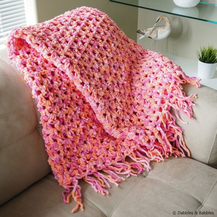Quick n' Cozy Crochet Afghan