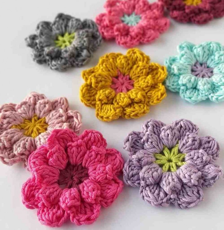 Easy Crochet Flower for Beginners