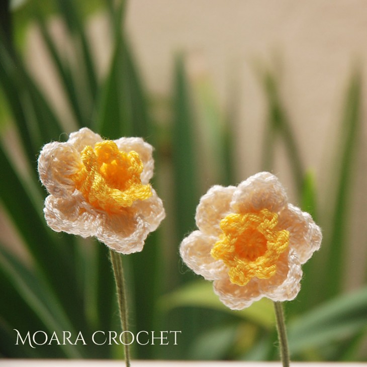 Crochet Daffodil Flower