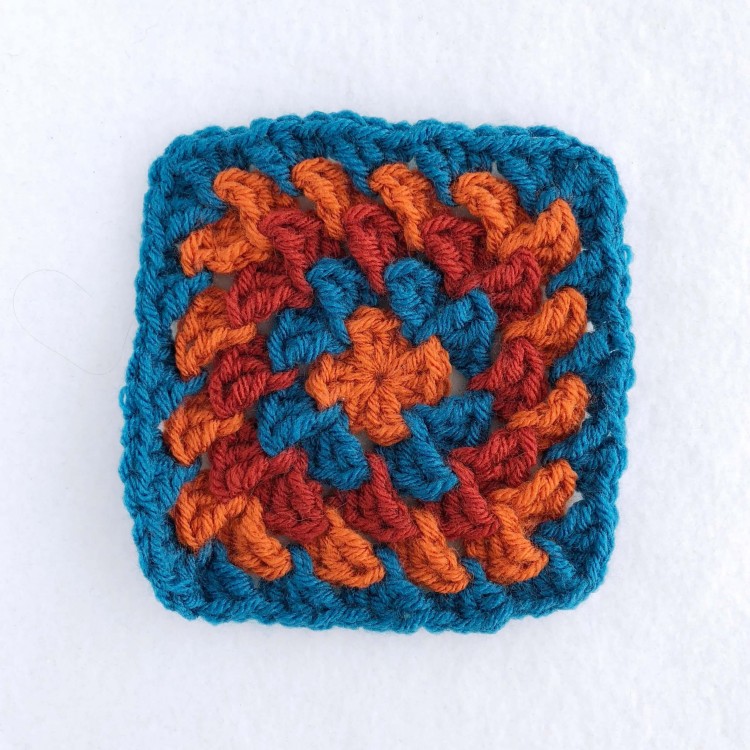 Tower Stitch Granny Square Crochet Pattern