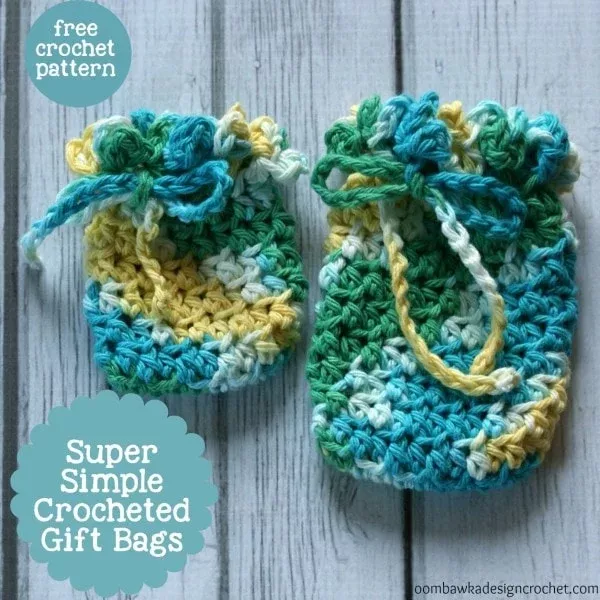 Cute and Simple Crochet Gift Bags