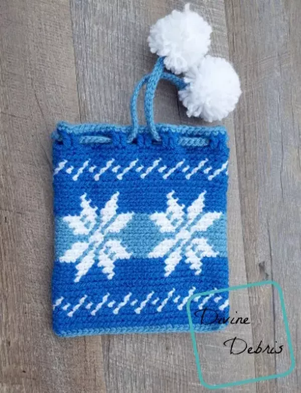 Dancing Snowflakes Gift Bag