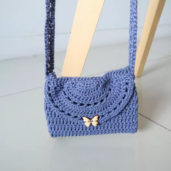 Eyelet Crochet Bag