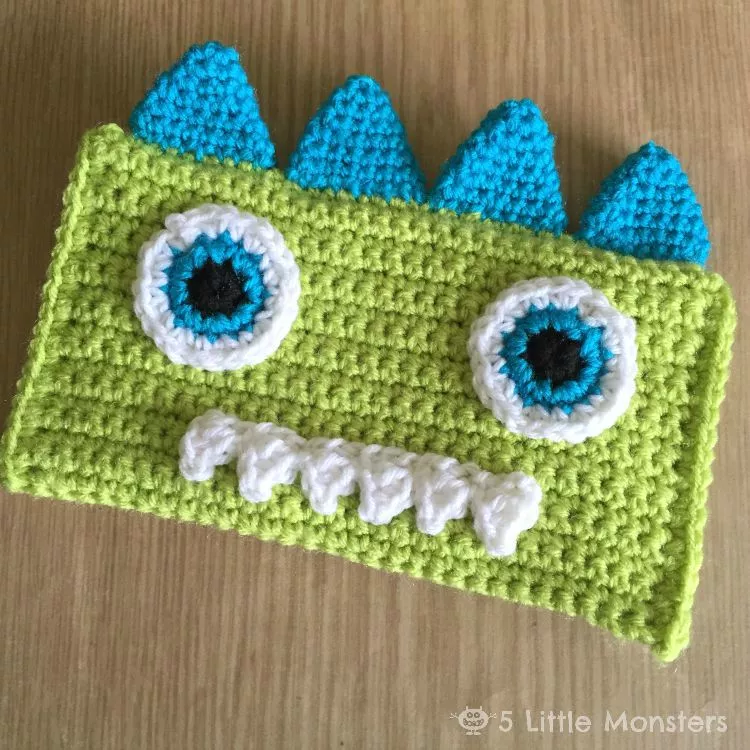 Monster Crochet Pencil Case
