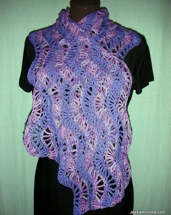 Stop and Stare Crochet Shawl