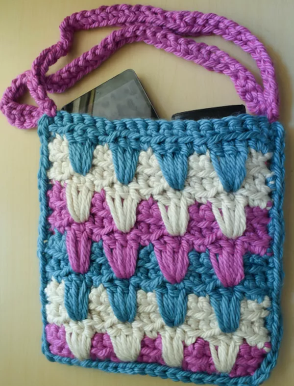 Striped Bag with No-Sew Liner