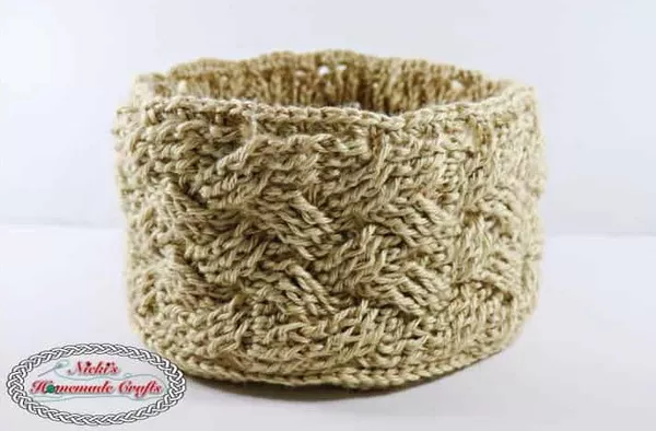 Woven Cable Basket