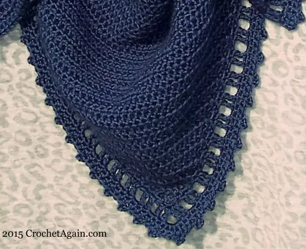 A Simple Crochet Shawl